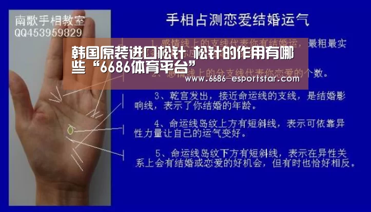 韩国原装进口松针 松针的作用有哪些“6686体育平台”(图4) 6686电竞
